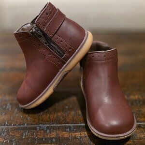 Stride Rite Toddler Girl Leather Boots Size 7.5